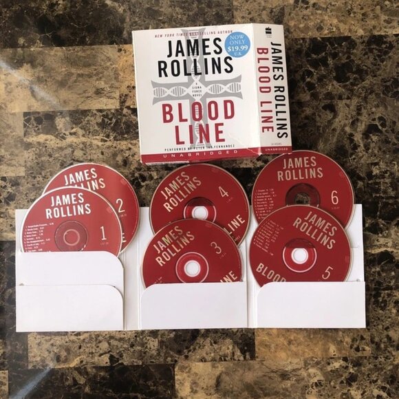 Bloodline: A Sigma Force Novel Unabridged 2012 James Rollins Audiobook 13 CDs - Picture 5 of 9